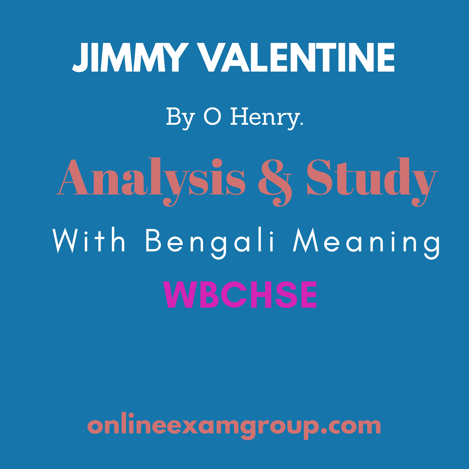 Jimmy Valentine : Analysis