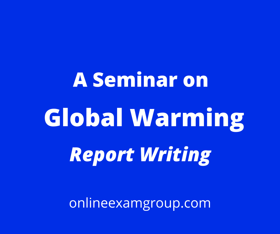 write about global warming