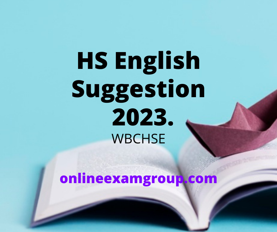 WB HS English Suggestion 2023