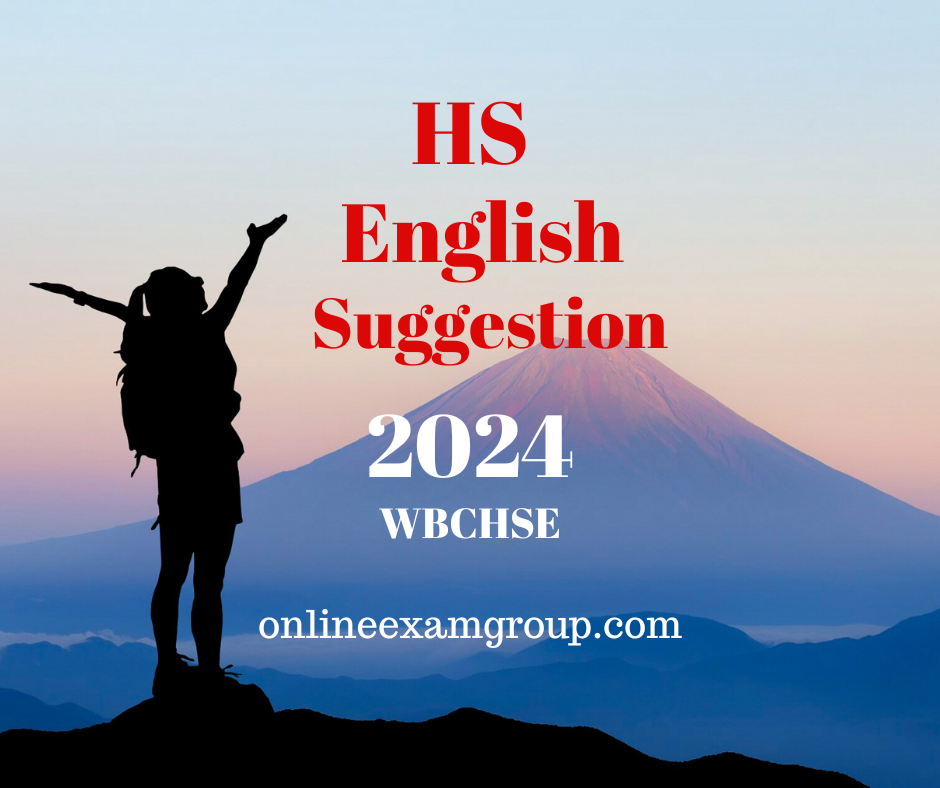 WB Class 12 English Suggestion 2024